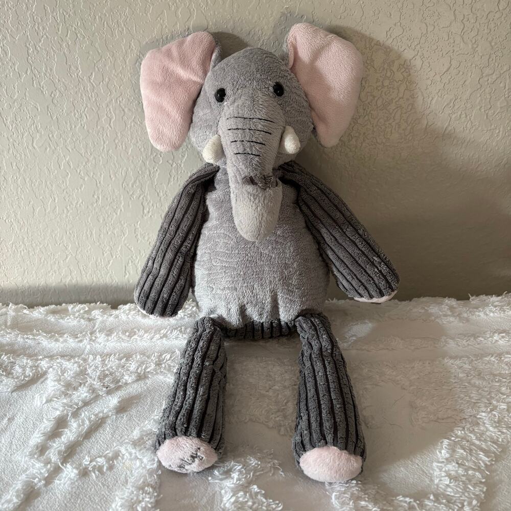 SCENTSY BUDDY Ollie The Gray Elephant Plush 2010 Stuffed Animal Retired 15”